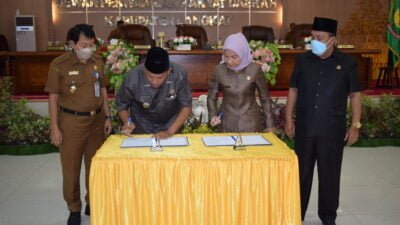LKPj Bupati Tahun 2021 Disampaikan ke DPRD Langkat