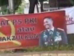 Punya Nyali Besar, Spanduk ‘Pecat Panglima TNI PKI’ Bangunkan Singa Tidur