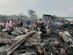 Perkampungan Nelayan Asahan Ludes Terbakar