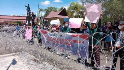 Tolak Kenaikan BBM, Migor dan PPN, Aliansi Mahasiswa Paluta Demo ke DPRD Paluta