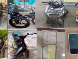 25 Tersangka Curanmor Medan Ditangkap