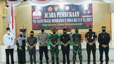 Bupati Anwar Sadat Jadi Irup Pembukaan TMMD ke-113