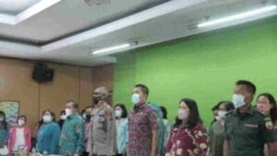 Wabup Dairi Jimmy Sihombing Ikuti Apel Siaga TPK Bergerak Bersama BKKBN