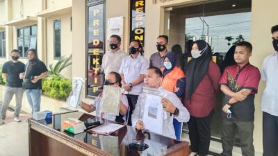 Mantan Kades Alue Gadeng Dua Diamankan Unit Tipikor Polres Langsa