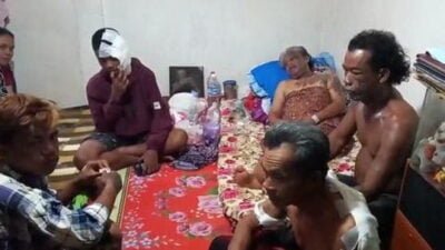 Sadis..!! OTK Siram Air Keras 1 Keluarga di Palembang