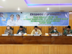 Bupati Dan Wakil Bupati Tanjung Jabung Barat Pimpin Rapat Ekspose Persiapan MTQ Ke-50