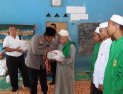 Terkenang Pernah Jadi Santri, Kapolres Tapsel Tergerak Bantu Pondok Pesantren yang Terbakar di Paluta