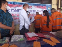 5 Pengedar Ganja di Tangkap Polres Siantar