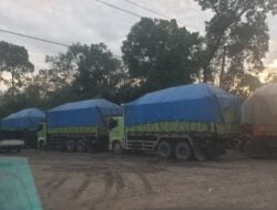 Truk Batu Bara 35 Ton Bebas Melintas dan Parkir di Kota Tebo