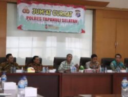 Jum’at Curhat, Kapolres Tapsel Bantu Mediasi Soal Pemortalan Jalan Masyarakat