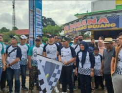 Hut BUMN, PJ Bupati Tebo Lepas Peserta Jalan Sehat