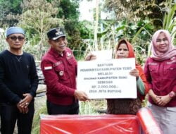 Pj Bupati Tebo H. Aspan, Beri Santunan Kepada Korban Kebakaran