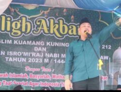Bupati Bungo Hadiri Tabligh Akbar IMKK Pelepat Ilir