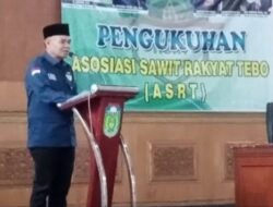 Pj .Bupati Tebo H. Aspan Minta ASRT Ayomi Petani Sawit Tebo