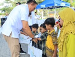 Sambut HUT dan Ramadhan, PTPN II Membagikan Sembako Hingga Santuni Anak Yatim
