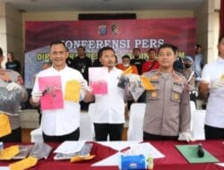 Dit Reskrimum Polda Sumut dan Polres Simalungun Behasil Ungkap Kasus Perampokan Pakai Senpi Rakitan