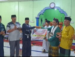 H.Aspan Silaturahmi Dengan Jamaah Masjid Alhuda dan Beri Nantuan