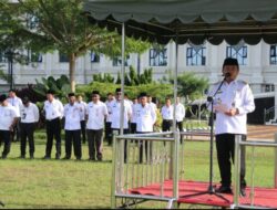Pimpin Upacara Pasca Lebaran, Al Haris Tekankan Kedisiplinan Kerja Guna Tingkatkan Kinerja