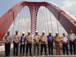 Kapolres Langkat Tinjau Langsung Cek Jalan Tol & Jembatan Wampu