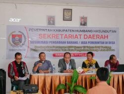 Bupati Humbahas Buka Sosialisasi PBJ di Desa se-Kecamatan Baktiraja*