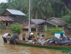 Hujan Terus Melanda Aceh Singkil, Air Sungai Cenendang Meluap
