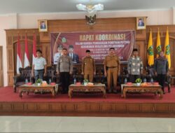 PJ Bupati Tebo Pimpin Rakor Pemetaan Potensi Masalah di Pemilu Serentak 2024