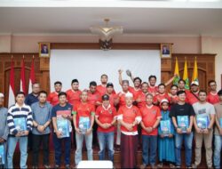 Pemkab Tebo Gelar Nobar  Final Sepak Bola Indonesia Versus  Thailand
