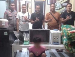 Polsek Langsa Barat Ringkus Maling Spesialis Rumah Kosong.