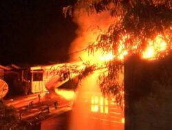 Kebakaran Hebat Landa Kota Blangkejeren Gayo Lues