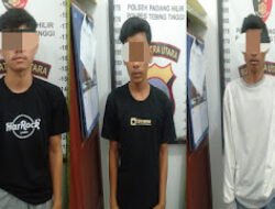 3 Pelaku Curat Diamankan Polres Tebing Tinggi