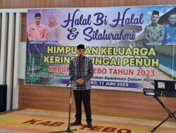 Pj Bupati H. Aspan ST, Hadiri Acara Halal Bil Halal HKK Sungai Penuh