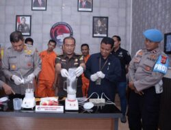Polres Langsa Musnahkan Barang Bukti Narkotika Jenis Sabu