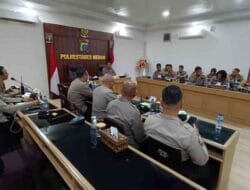 AKBP Yudhi Setiawan Pimpin Rapat Bahas Mobil Patroli Perintis di Aula Patriatama
