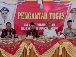 Pengantar Tugas Camat Rimbo Ilir Dilaksanakan Oleh Pj Bupati Tebo H.Aspan di Hari Yang Sama