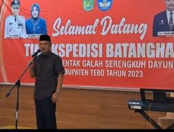 Pj Bupati Tebo Sambut Tim Ekpedisi Batanghari