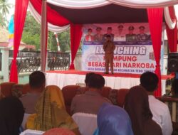 Pj Bupati Tebo Apresiasi Terbentuknya Kampung Tangguh Anti Narkoba