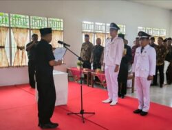 Pj Bupati Tebo Lantik Pj Kades Tegal Asri dan Perintis Makmur