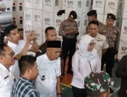 Bersama KPUD Kab Tebo, H Aspan ST Cek Kesiapan Logistik Pemilu 2024