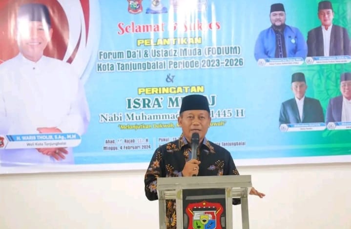 Wali Kota Tanjungbalai Hadiri Pelantikan FODIUM