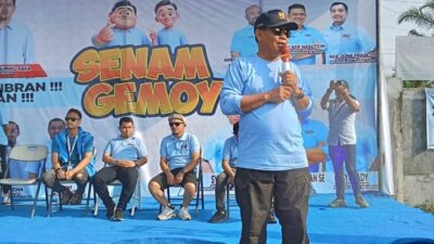 Wali Kota Waris Hadiri Senam Gemoy di Tanjungbalai