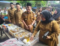 Walikota T.Balai Tinjau Harga Bahan Pokok Di Pasar Tradisional