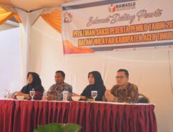 Panwaslih Aceh Timur Gelar Pelatihan Bagi Saksi Peserta Pemilu
