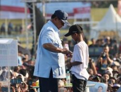 Kunjungan Prabowo Disambut Meriah di Deliserdang Sumut