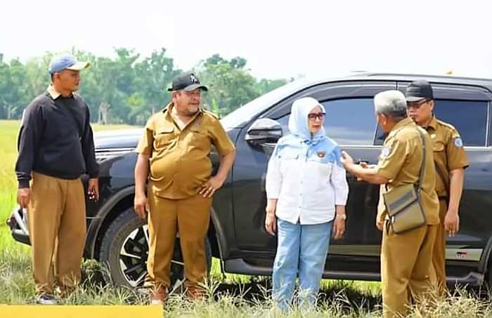 Plt Bupati Labuhanbatu dan Dandim 0209/LB Tinjau Lokasi Pembangunan Irigasi