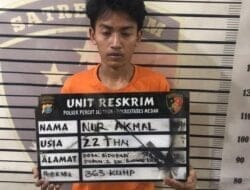 Bakar Toko Lubis, Nur Akmal Diamankan Polsek Percut Sei Tuan