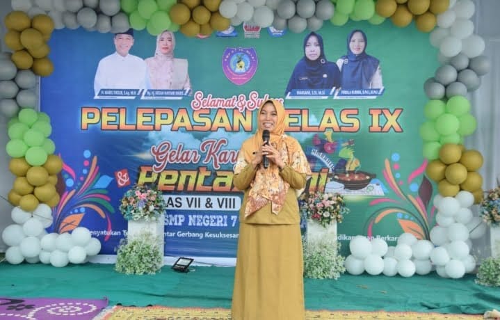 Perpisahan Siswa Kelas IX dan Gelar Karya P5 di SMPN 7 Tanjungbalai