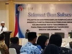 Wali Kota Tanjungbalai Hadiri Pelantikan PKD Pilkada 2024