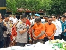 Polda Sumut Menangkap Dua Pria HC dan J Terduga Pengedar Narkotika Jenis Sabu-sabu di Kota Medan
