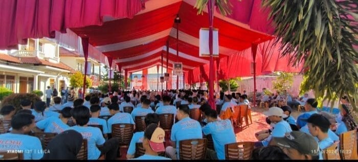 Perkuat Barisan Kemenangan AsTon, Ratusan Milenial dan Gen Z Aspan Tono Dikukuhkan