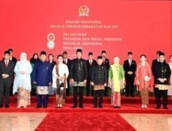 Pelantikan Presiden dan Wakil Presiden RI Masa Jabatan 2024-2029 Dihadiri Jokowi dan Ibu Iriana